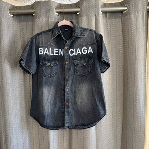 Charcoal Button Down Shirt